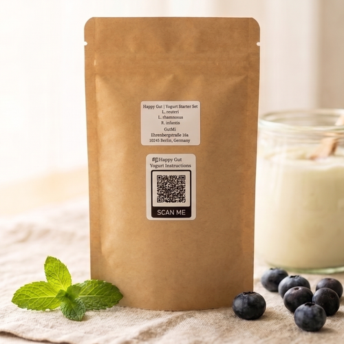 GutMi | L. reuteri + 11 weitere Stämme (insgesamt 12) | Enthält alle verlorenen Arten | 6 Joghurt-Starter-Sets | Alle-Sets-Bundle | Starterkulturen | 18 Joghurt-Starter